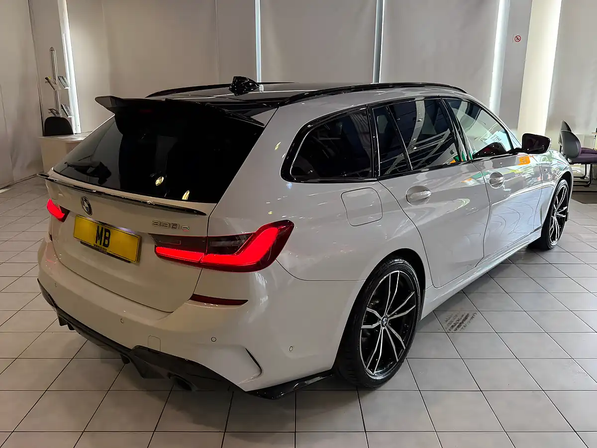 Used 2021 BMW 3 Series M Sport Touring White - Interior and Exterior details 8