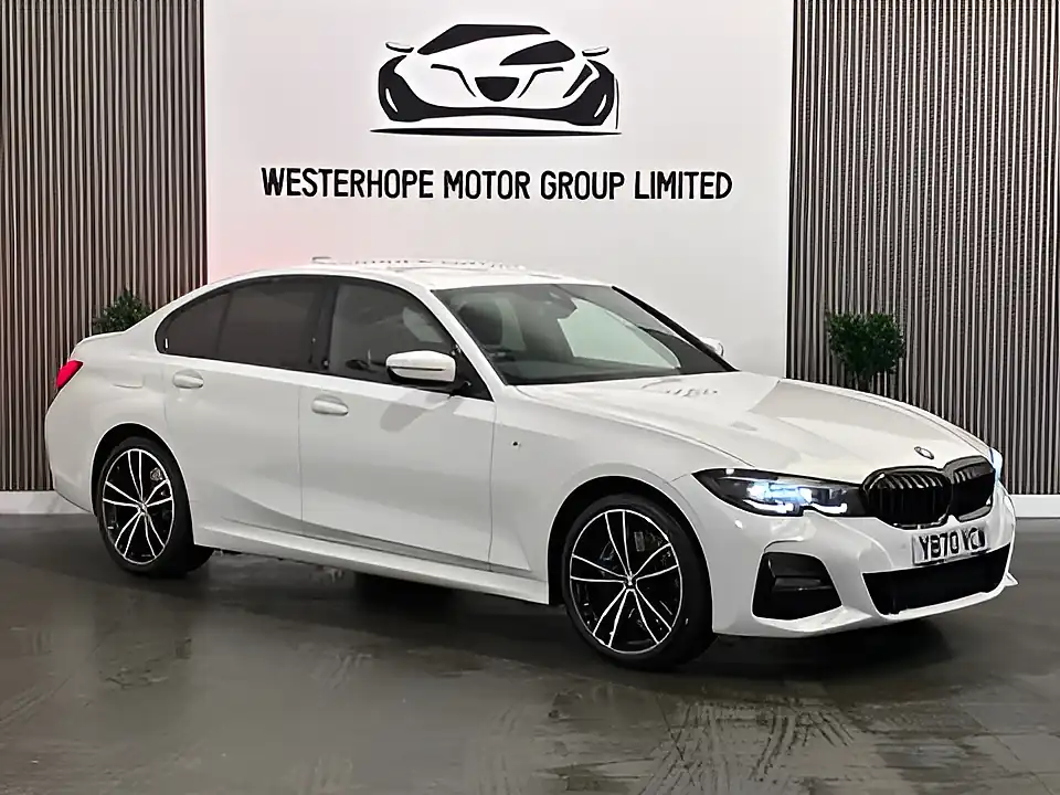 Used 2021 BMW 3 Series M Sport White - Interior and Exterior details 8