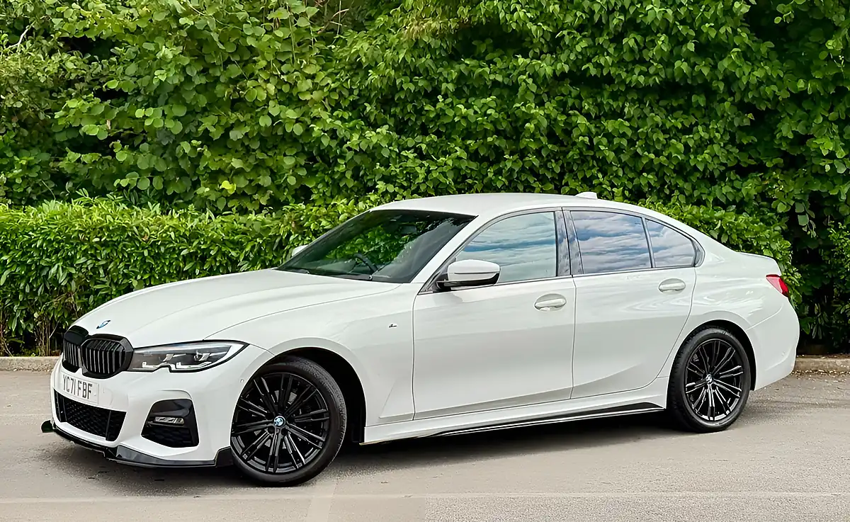 Used 2021 BMW 3 Series M Sport White - Interior and Exterior details 2