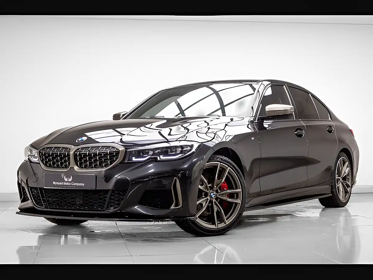 Used 2021 BMW 3 Series M340i Black - Front View