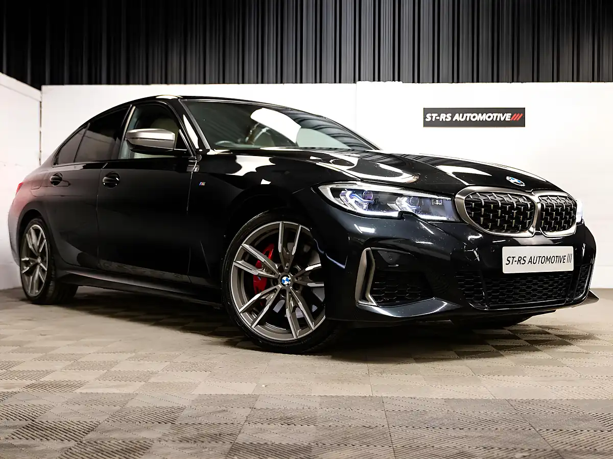 Used 2021 BMW 3 Series M340i Black Sapphire - Front View