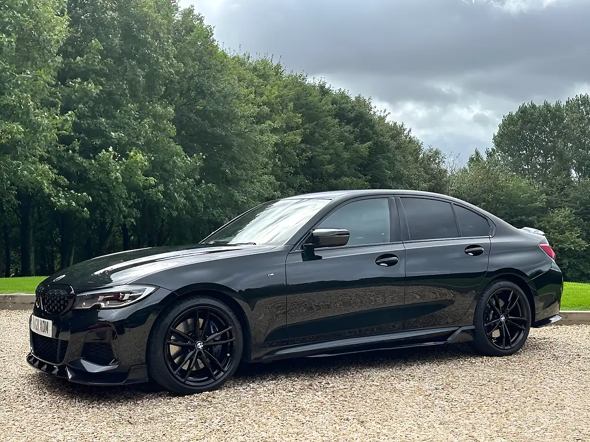 Used 2021 BMW 3 Series Performance Black Sapphire - Front View