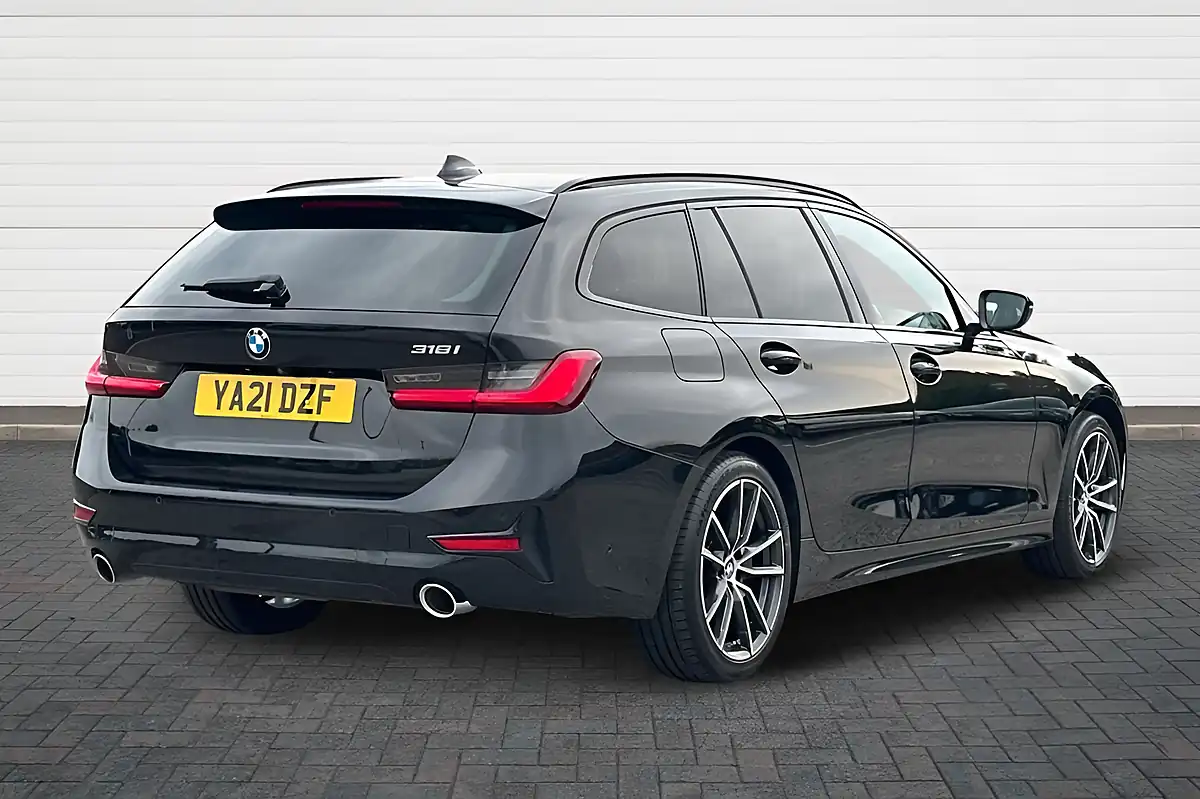 Used 2021 BMW 3 Series Sport Touring Black - Interior and Exterior details 3