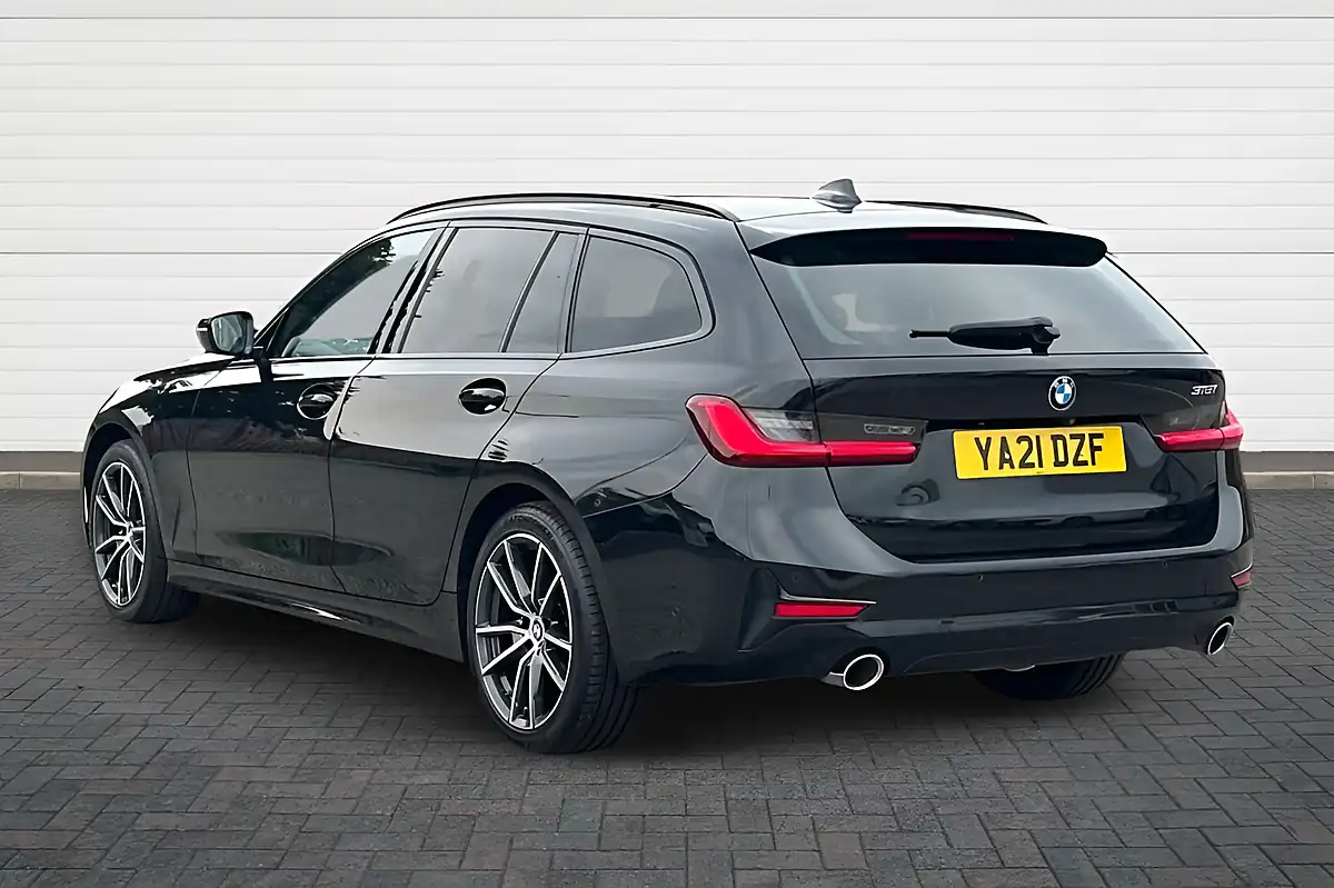 Used 2021 BMW 3 Series Sport Touring Black - Interior and Exterior details 5