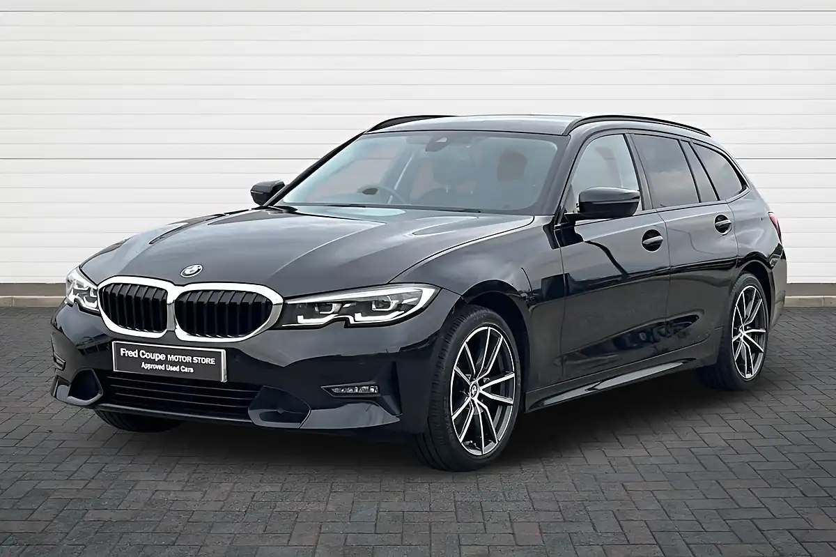 Used 2021 BMW 3 Series Sport Touring Black - Interior and Exterior details 7