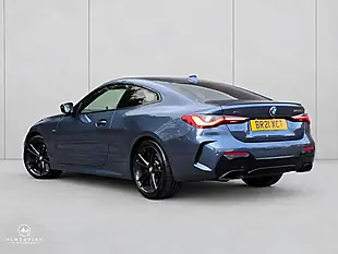 Used 2021 BMW 4 Series Arctic Race Blue - Interior and Exterior details 2