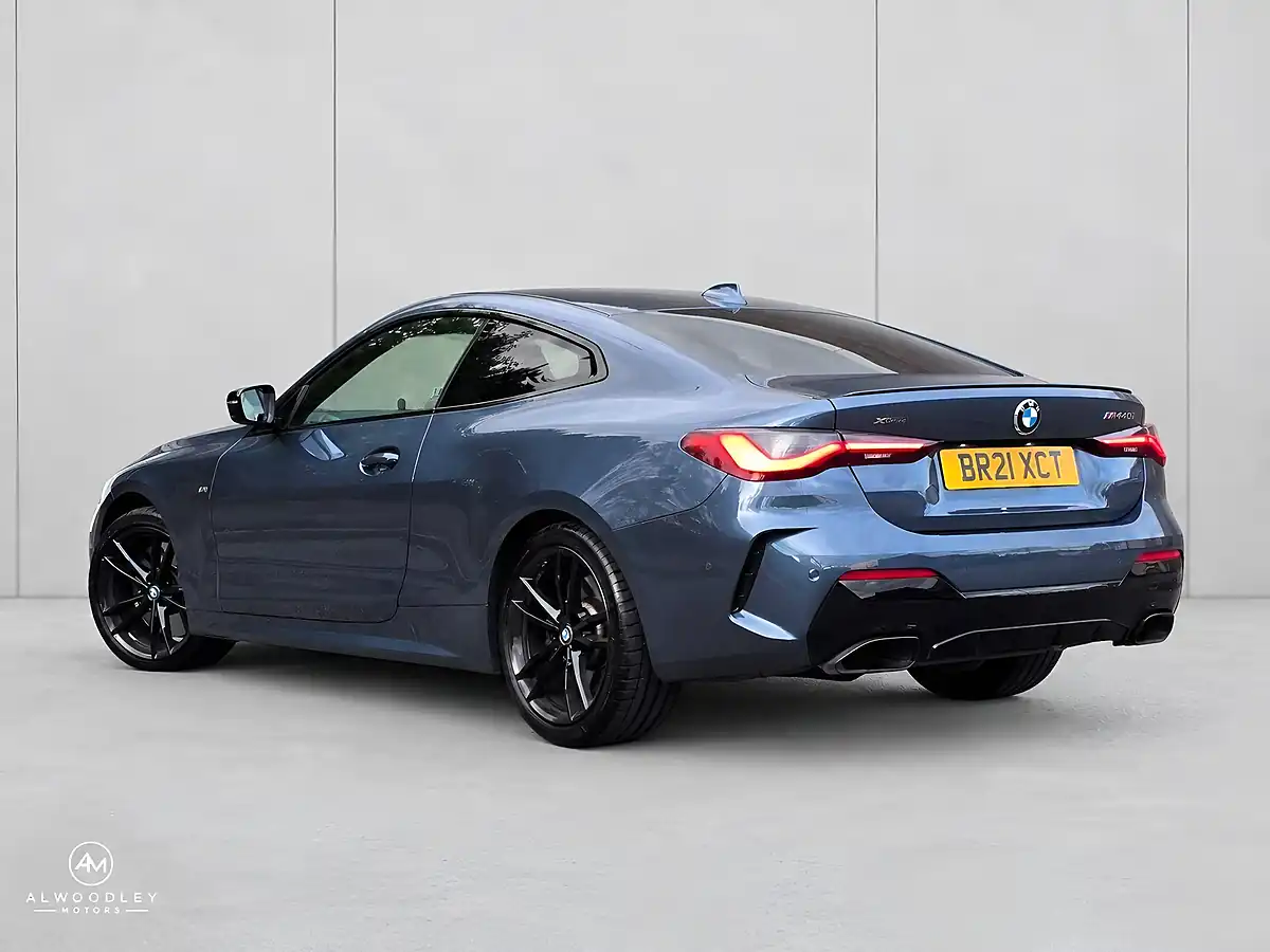 Used 2021 BMW 4 Series Arctic Race Blue - Interior and Exterior details 2