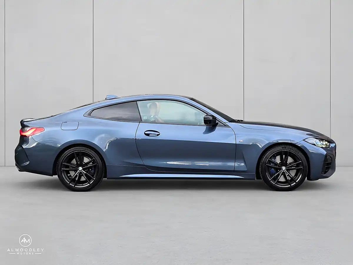 Used 2021 BMW 4 Series Arctic Race Blue - Interior and Exterior details 5