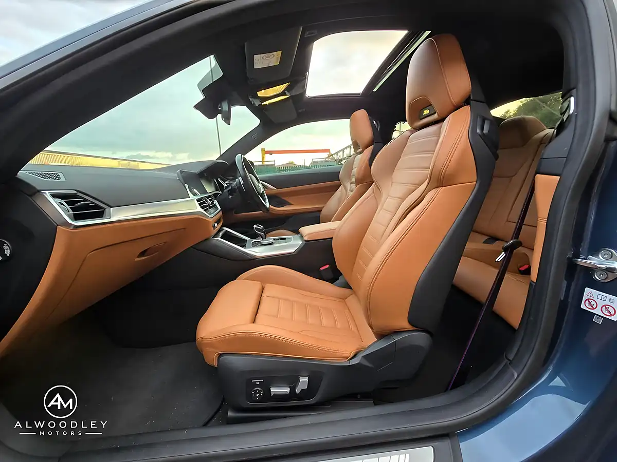 Used 2021 BMW 4 Series Arctic Race Blue - Interior and Exterior details 8