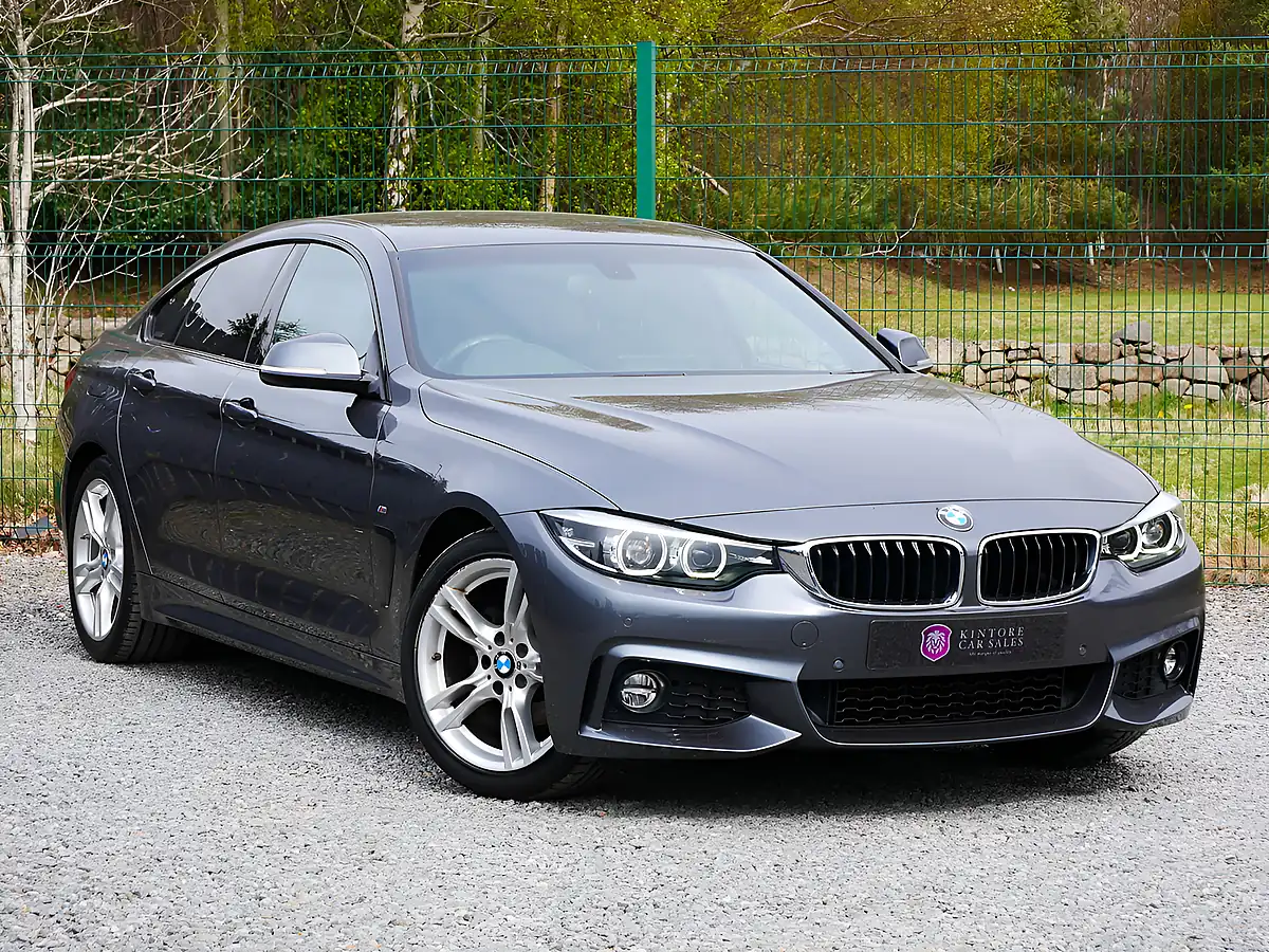 Used 2021 BMW 4 Series Gran Coupe M Sport Mineral Grey - Front View