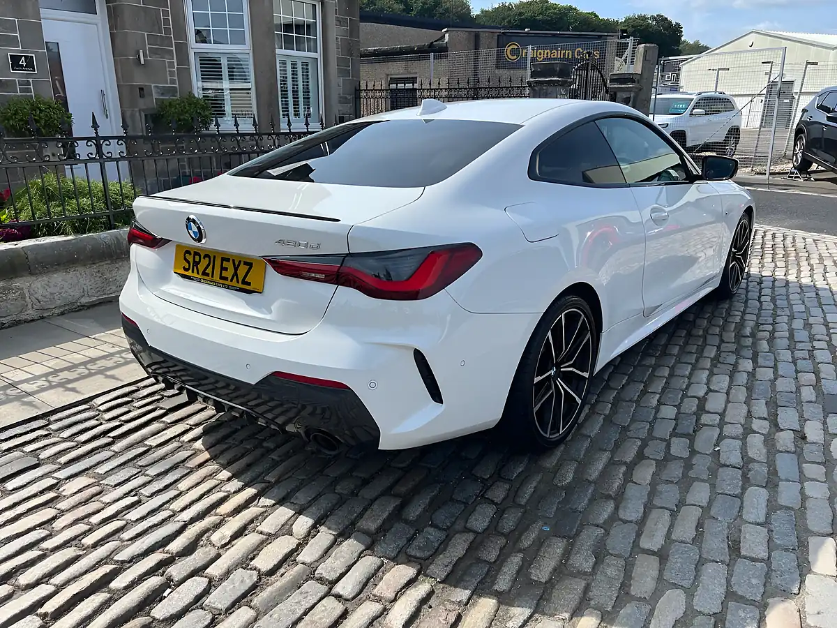 Used 2021 BMW 4 Series M Sport Alpine White - Interior and Exterior details 10