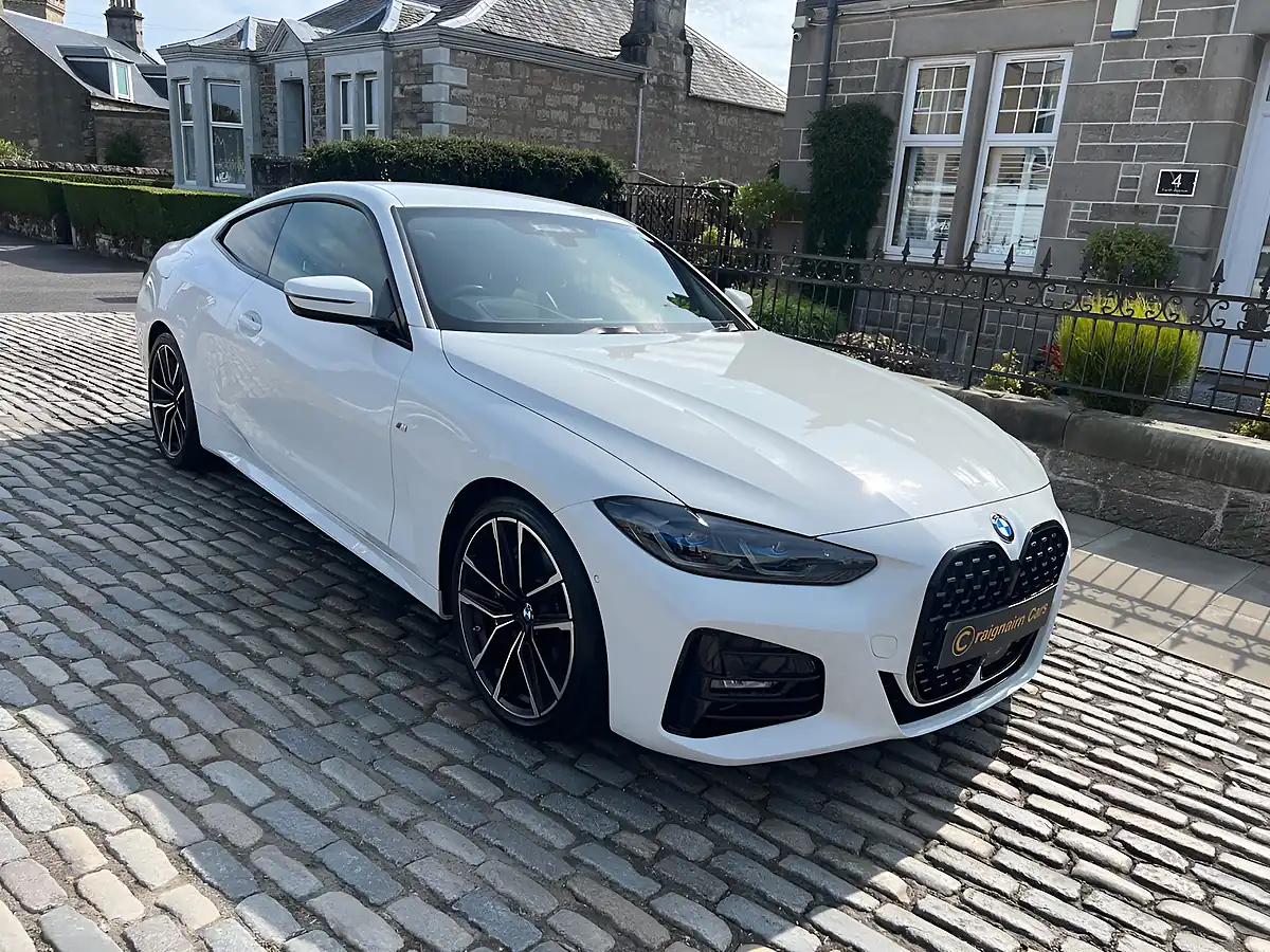 Used 2021 BMW 4 Series M Sport Alpine White - Interior and Exterior details 3