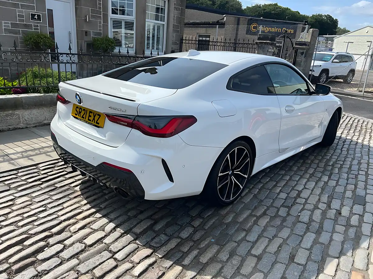 Used 2021 BMW 4 Series M Sport Alpine White - Interior and Exterior details 6