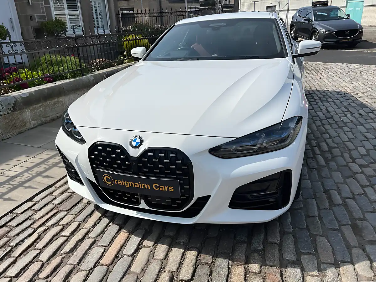 Used 2021 BMW 4 Series M Sport Alpine White - Interior and Exterior details 8
