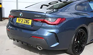 Used 2021 BMW 4 Series M Sport Arctic Race Blue - Interior and Exterior details 13