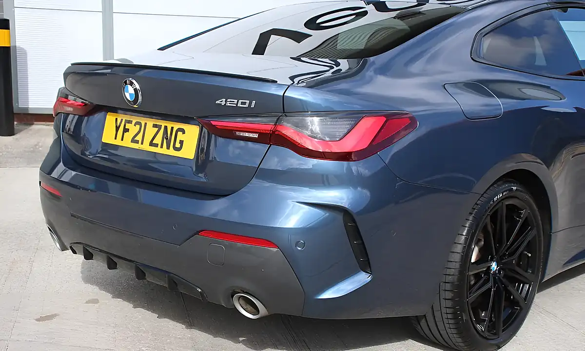 Used 2021 BMW 4 Series M Sport Arctic Race Blue - Interior and Exterior details 13