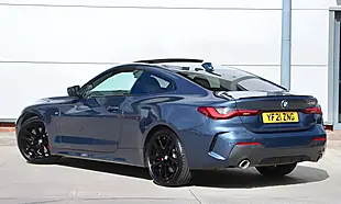 Used 2021 BMW 4 Series M Sport Arctic Race Blue - Interior and Exterior details 3