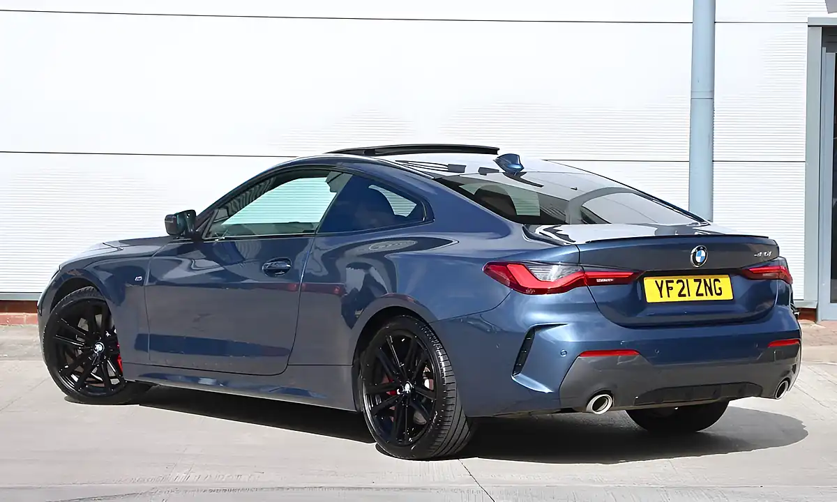 Used 2021 BMW 4 Series M Sport Arctic Race Blue - Interior and Exterior details 3