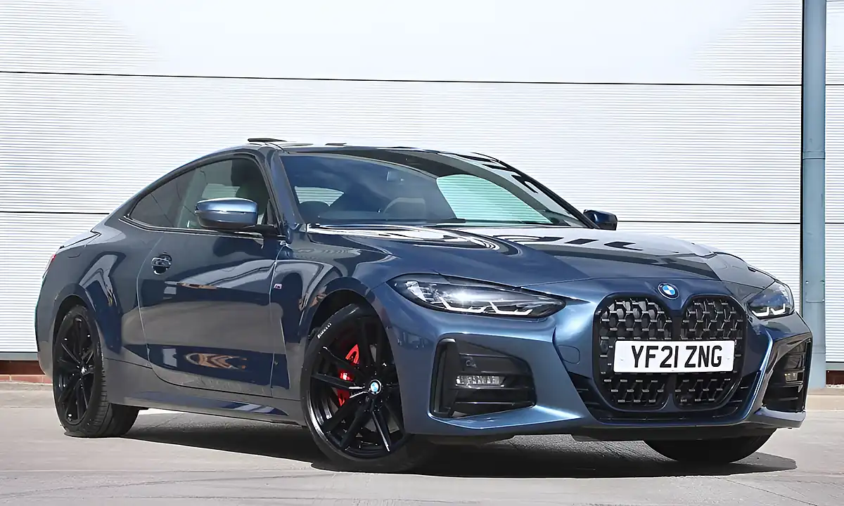 Used 2021 BMW 4 Series M Sport Arctic Race Blue - Interior and Exterior details 4