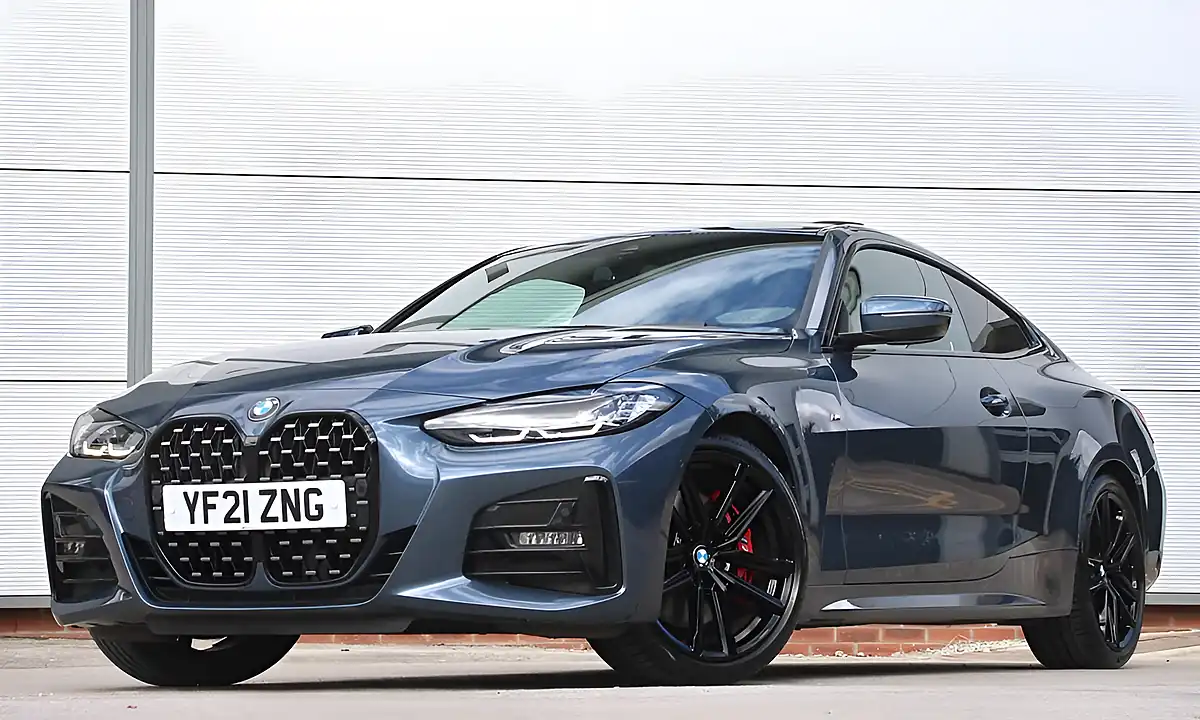 Used 2021 BMW 4 Series M Sport Arctic Race Blue - Interior and Exterior details 6