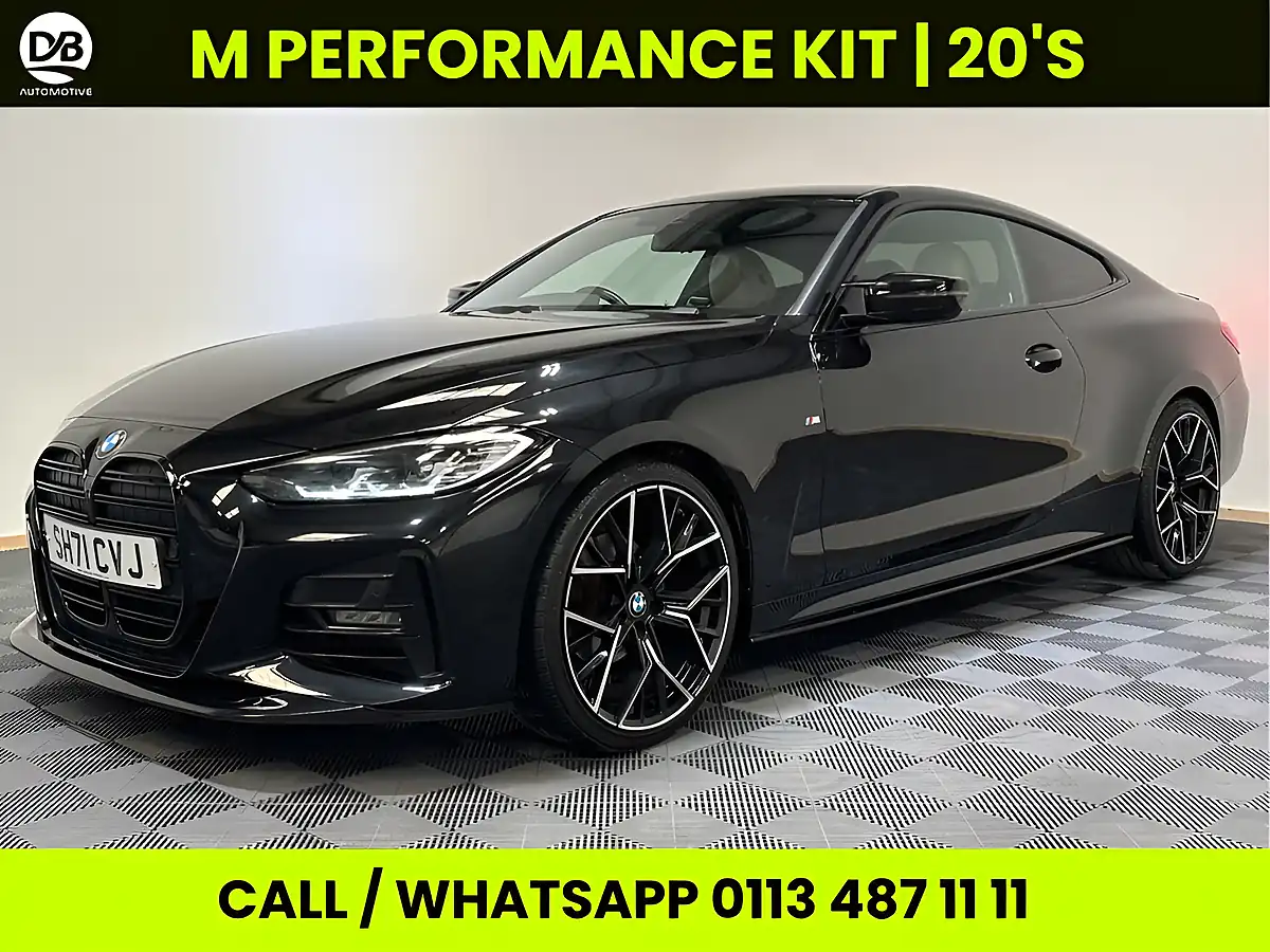 Used 2021 BMW 4 Series M Sport Black - Front View