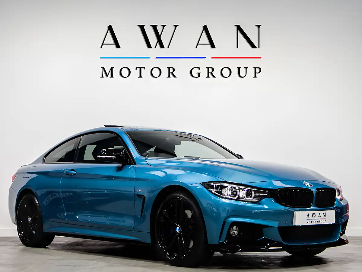 Used 2021 BMW 4 Series M Sport Blue - Front View