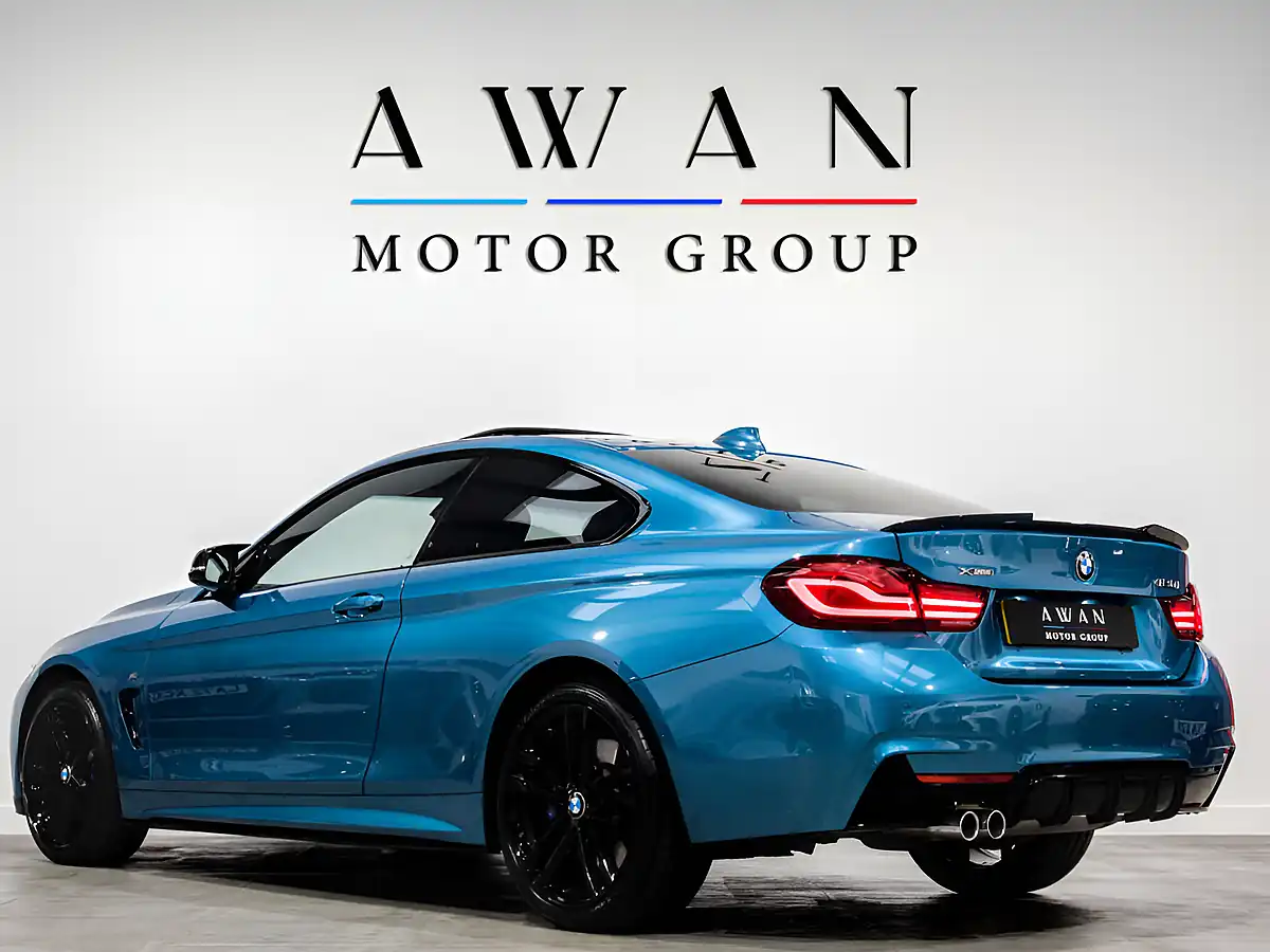 Used 2021 BMW 4 Series M Sport Blue - Interior and Exterior details 3