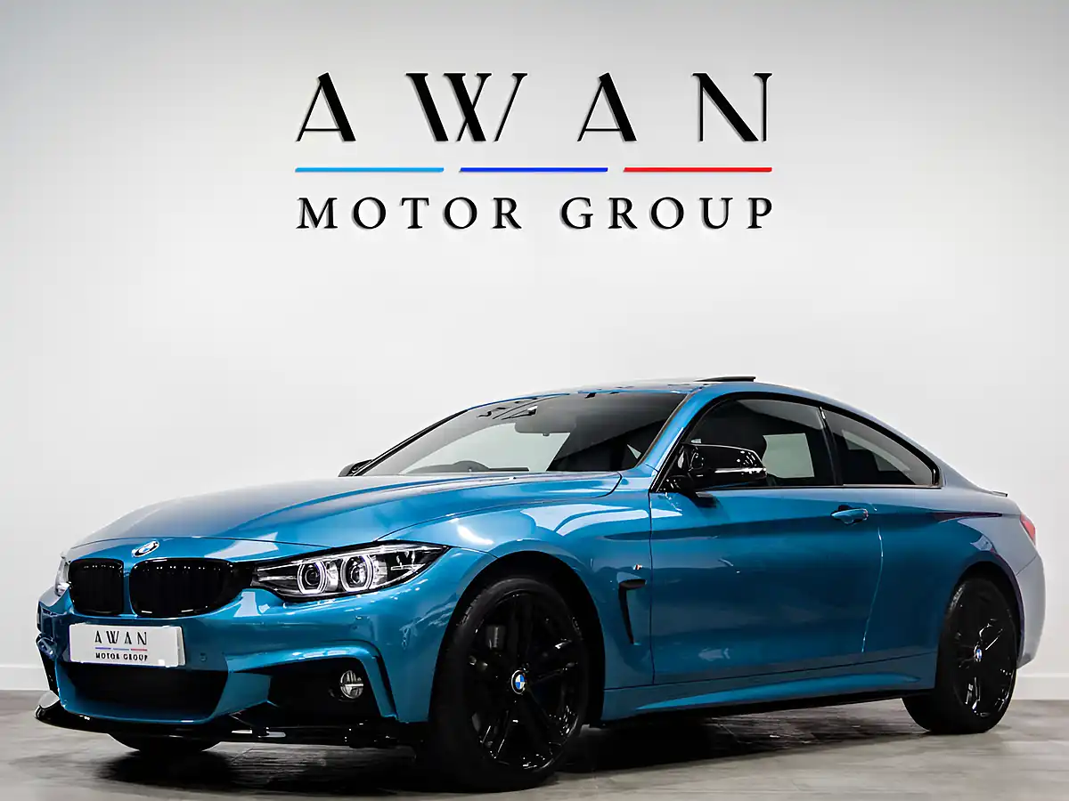 Used 2021 BMW 4 Series M Sport Blue - Interior and Exterior details 4