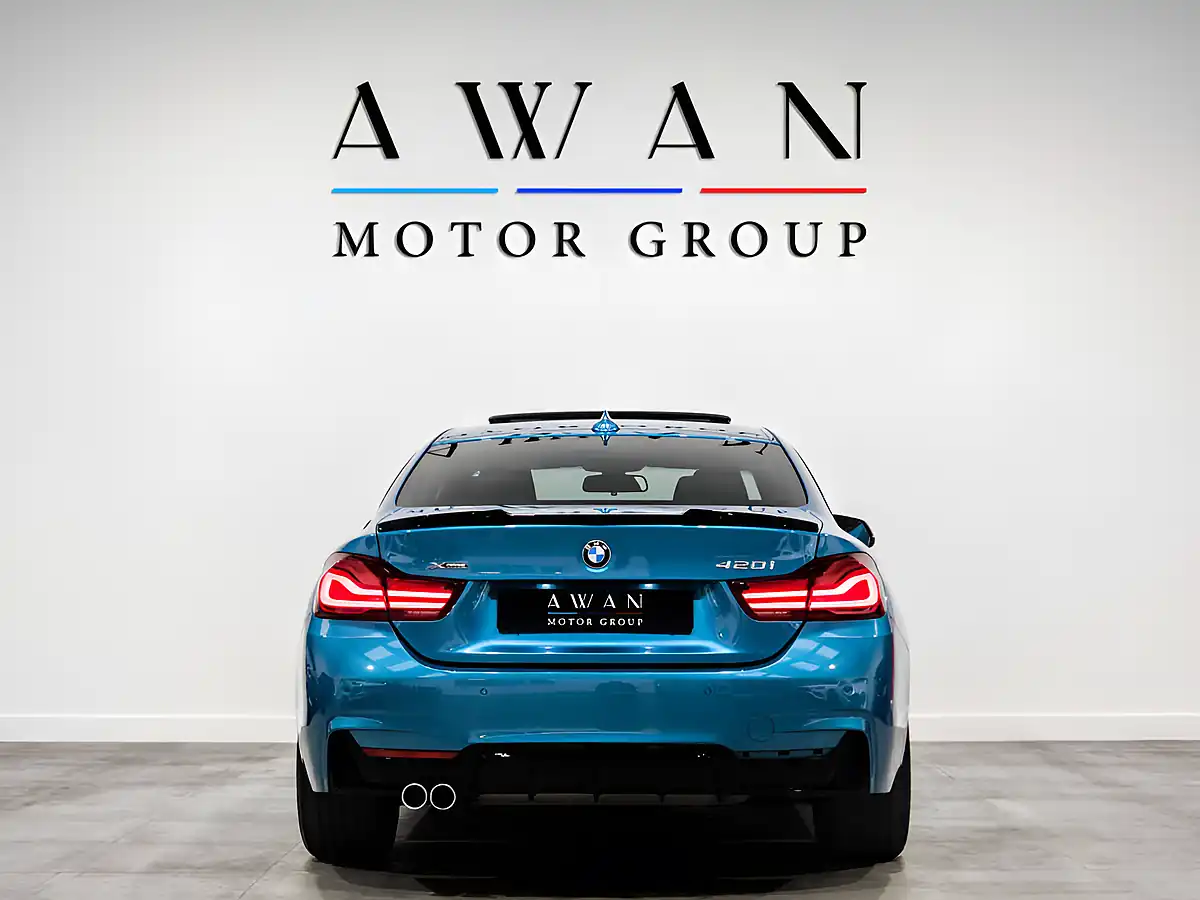 Used 2021 BMW 4 Series M Sport Blue - Interior and Exterior details 5