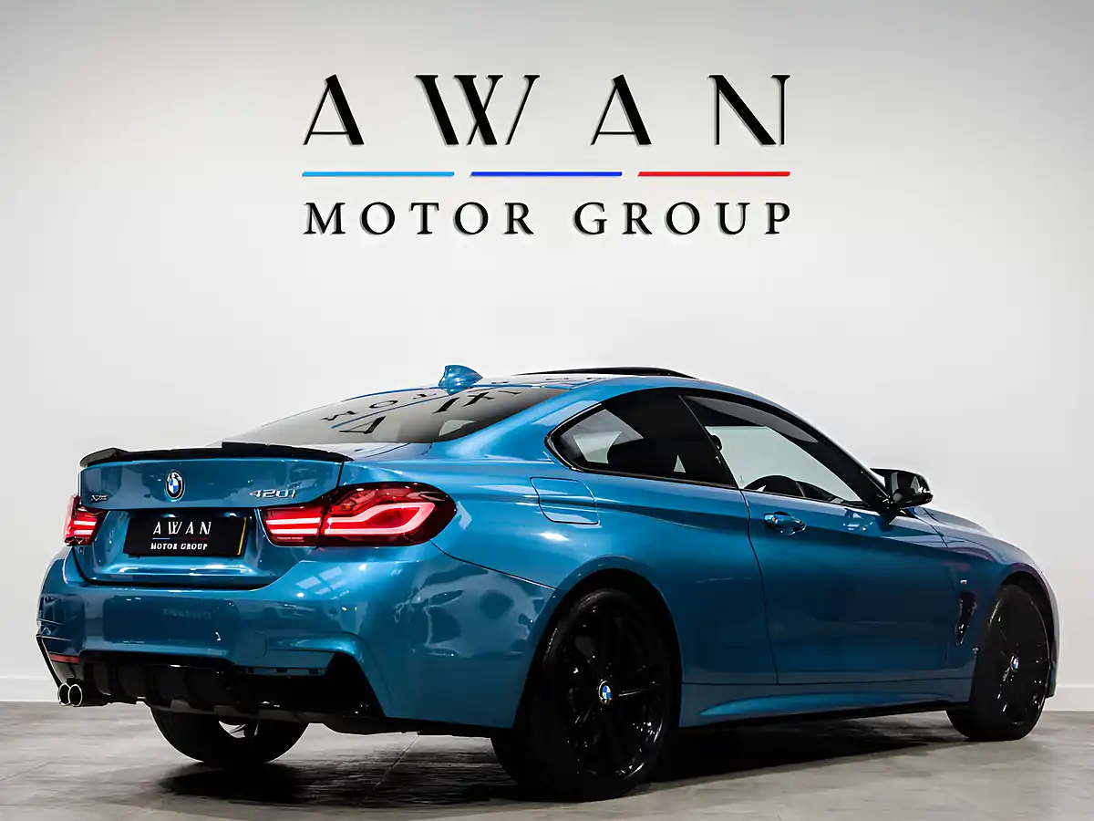 Used 2021 BMW 4 Series M Sport Blue - Interior and Exterior details 6
