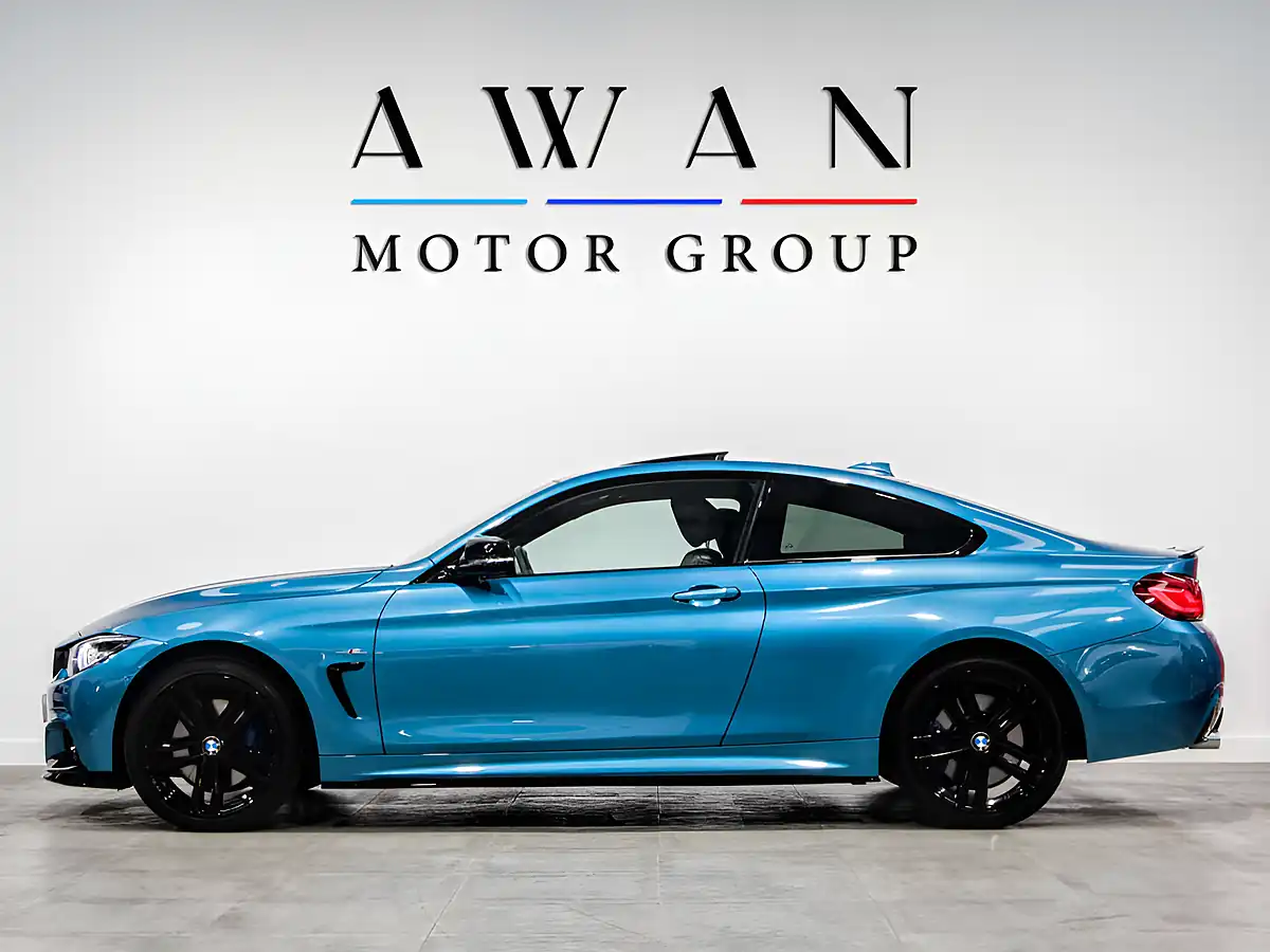 Used 2021 BMW 4 Series M Sport Blue - Interior and Exterior details 7