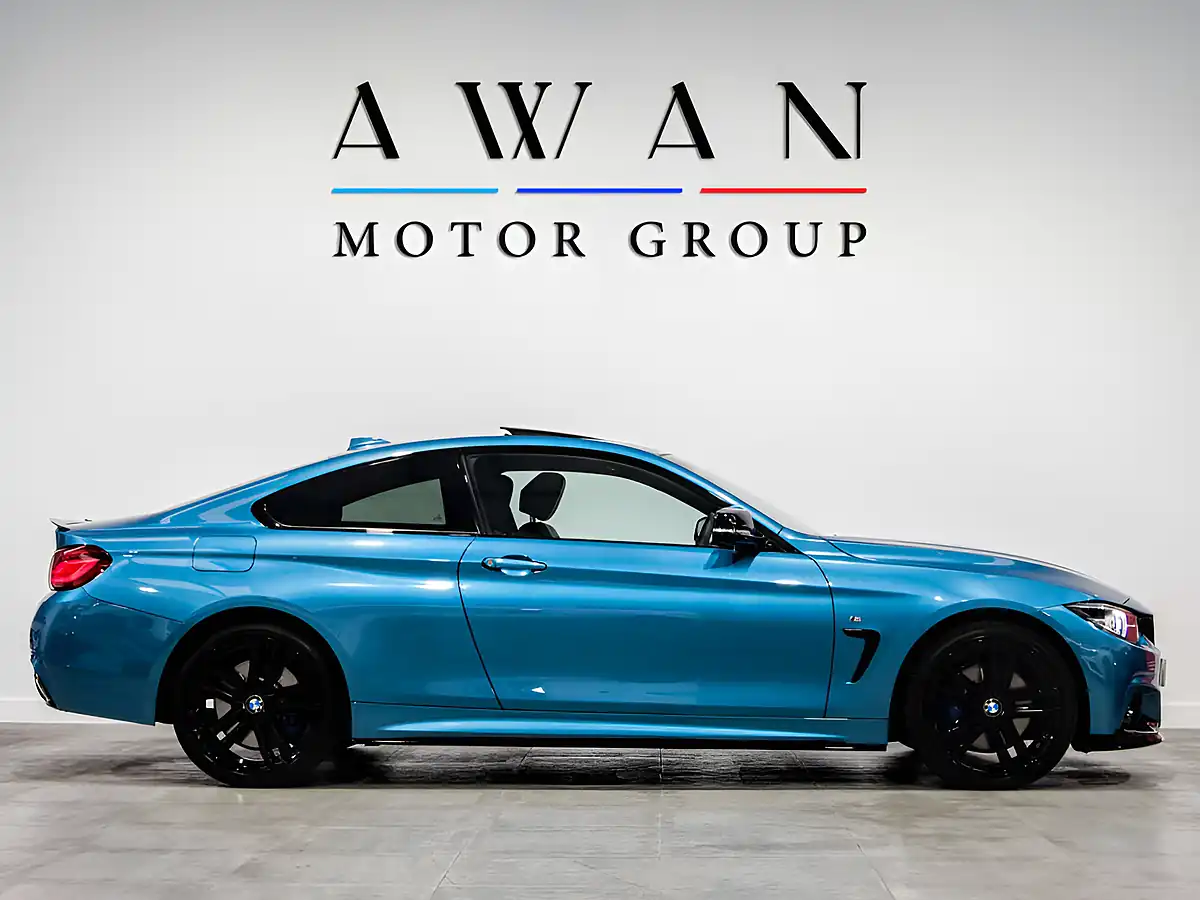 Used 2021 BMW 4 Series M Sport Blue - Interior and Exterior details 8