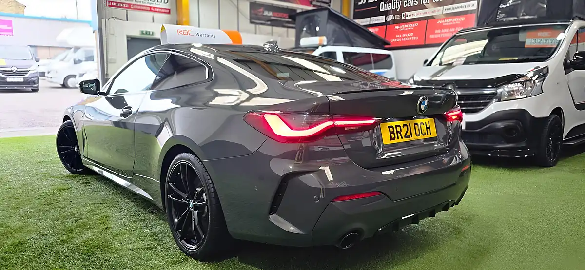 Used 2021 BMW 4 Series M Sport Pro Edition Grey - Front View