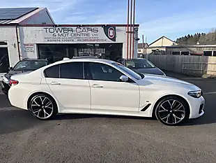 Used 2021 BMW 5 Series M Sport Alpine White - Interior and Exterior details 2