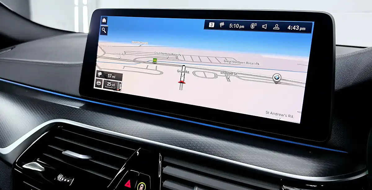 Used 2021 BMW 5 Series M Sport Tanzanite Blue - Interior and Exterior details 16
