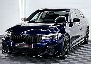Used 2021 BMW 5 Series M Sport Tanzanite Blue - Interior and Exterior details 3
