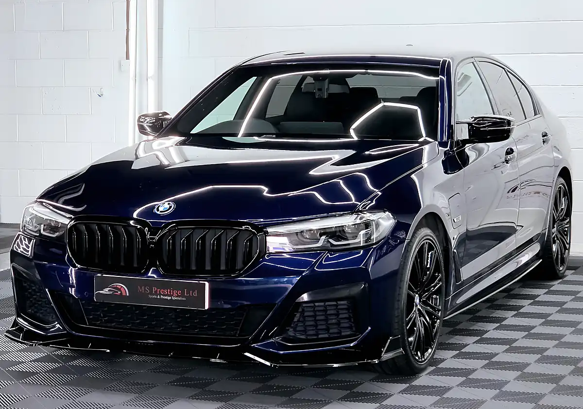 Used 2021 BMW 5 Series M Sport Tanzanite Blue - Interior and Exterior details 3