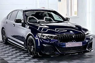 Used 2021 BMW 5 Series M Sport Tanzanite Blue - Interior and Exterior details 4