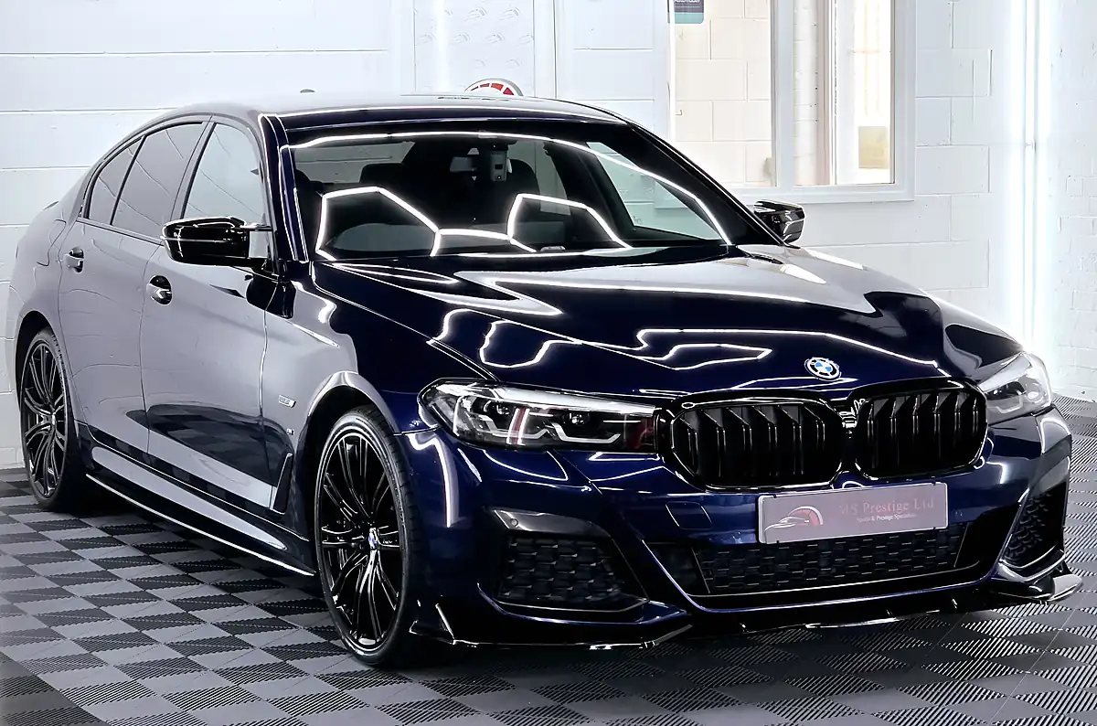 Used 2021 BMW 5 Series M Sport Tanzanite Blue - Interior and Exterior details 4