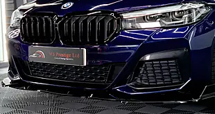 Used 2021 BMW 5 Series M Sport Tanzanite Blue - Interior and Exterior details 7