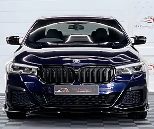 Used 2021 BMW 5 Series M Sport Tanzanite Blue - Interior and Exterior details 8