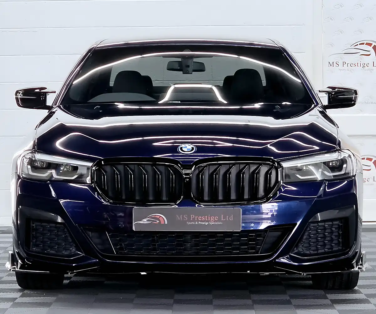 Used 2021 BMW 5 Series M Sport Tanzanite Blue - Interior and Exterior details 8