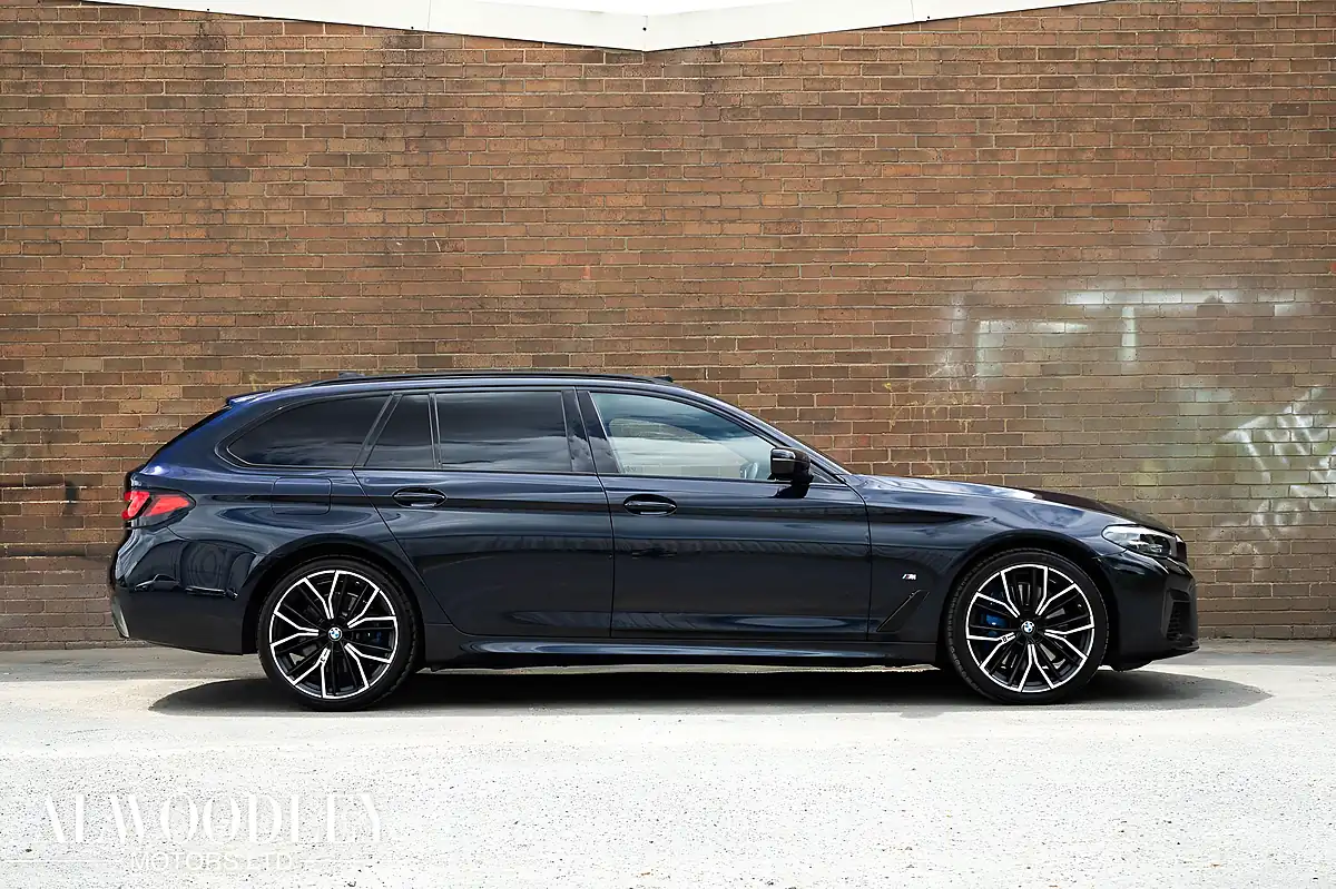 Used 2021 BMW 5 Series M Sport Touring Black - Interior and Exterior details 2