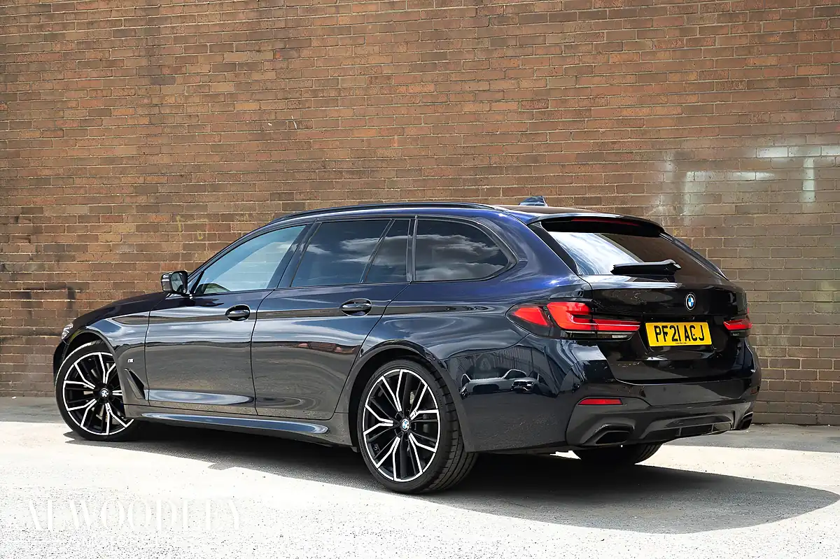 Used 2021 BMW 5 Series M Sport Touring Black - Interior and Exterior details 3