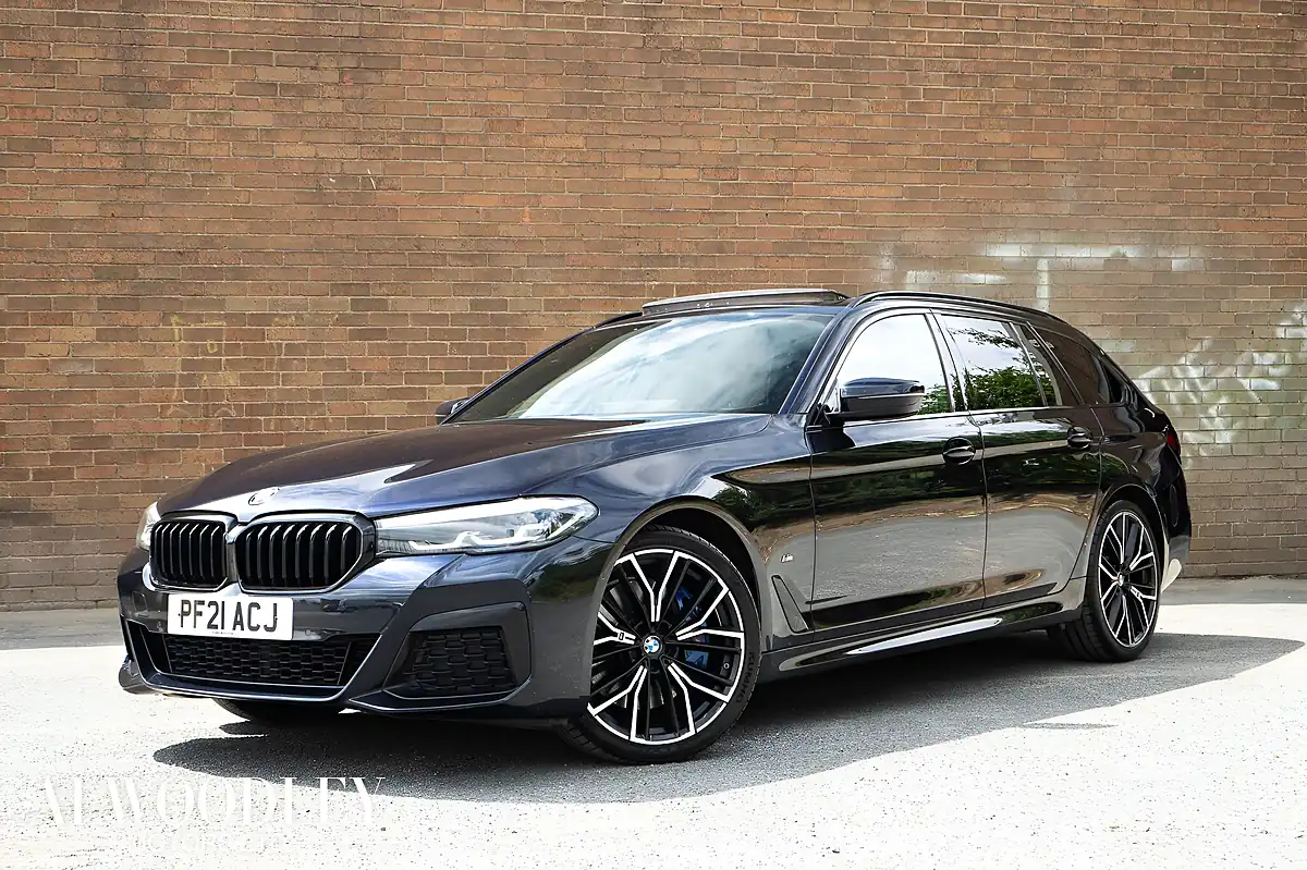 Used 2021 BMW 5 Series M Sport Touring Black - Interior and Exterior details 7