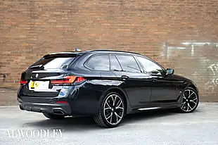 Used 2021 BMW 5 Series M Sport Touring Black - Interior and Exterior details 9
