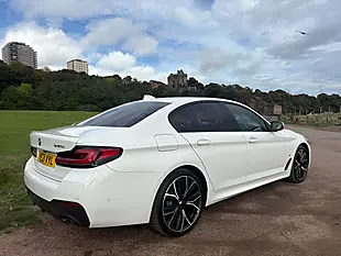 Used 2021 BMW 5 Series M Sport White - Interior and Exterior details 12