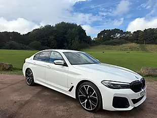Used 2021 BMW 5 Series M Sport White - Interior and Exterior details 19