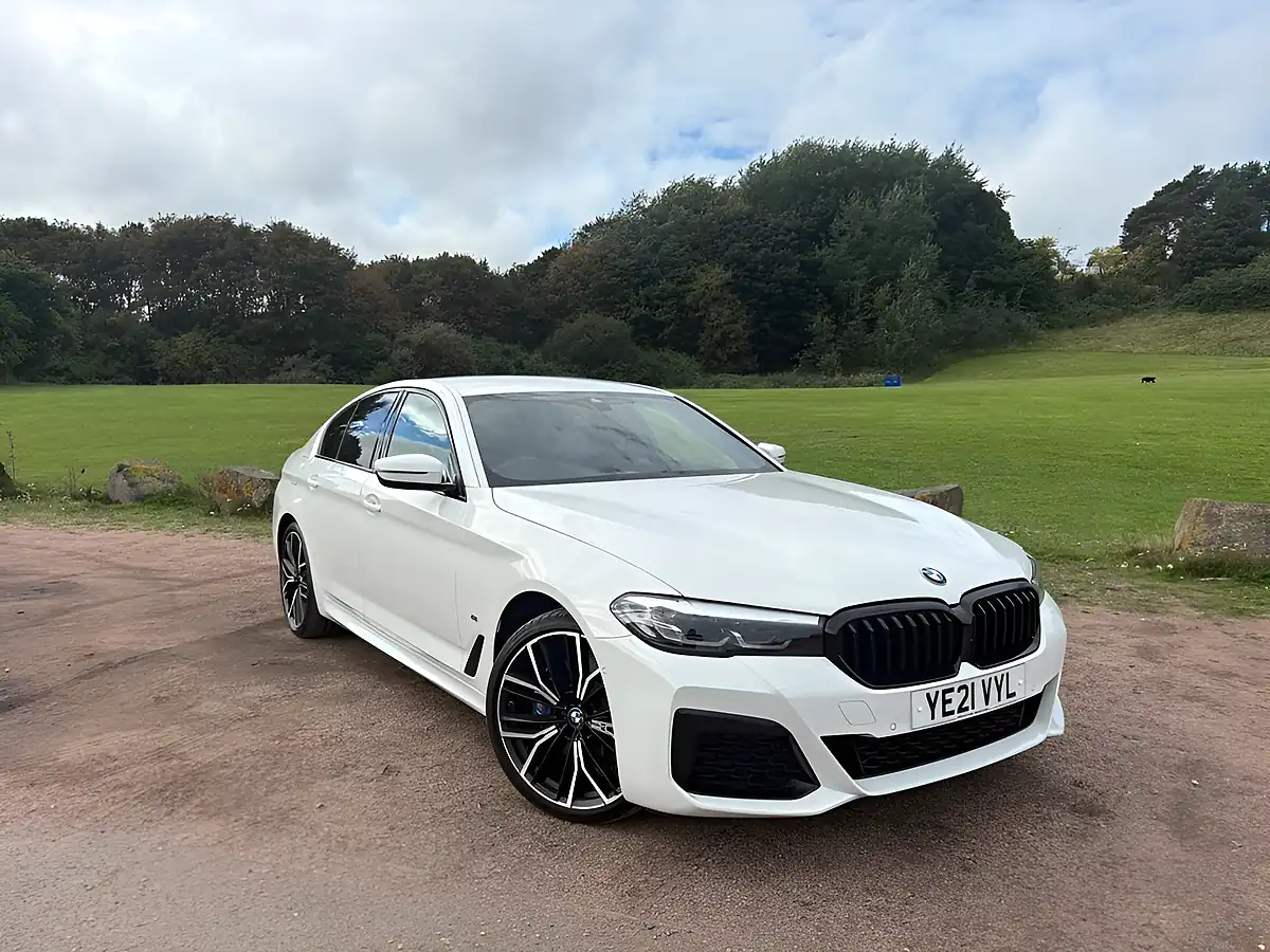 Used 2021 BMW 5 Series M Sport White - Interior and Exterior details 2