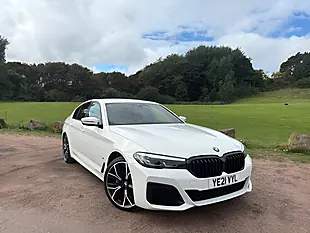 Used 2021 BMW 5 Series M Sport White - Interior and Exterior details 3